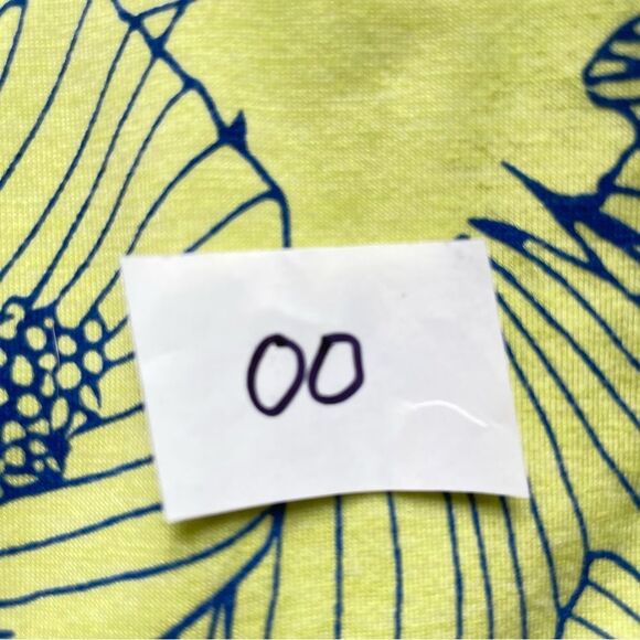 Title Nine Cotton Beach Dress S Yellow Blue Floral #OO - Picture 10 of 10